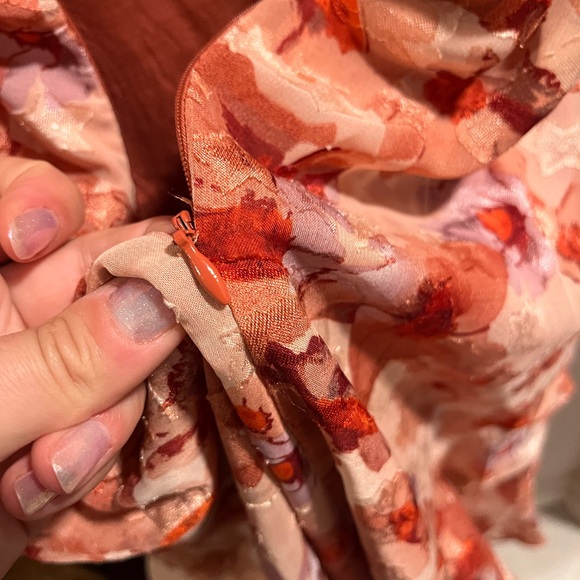 Lush Floral Ruffle High-Low Dress - Picture 11 of 11